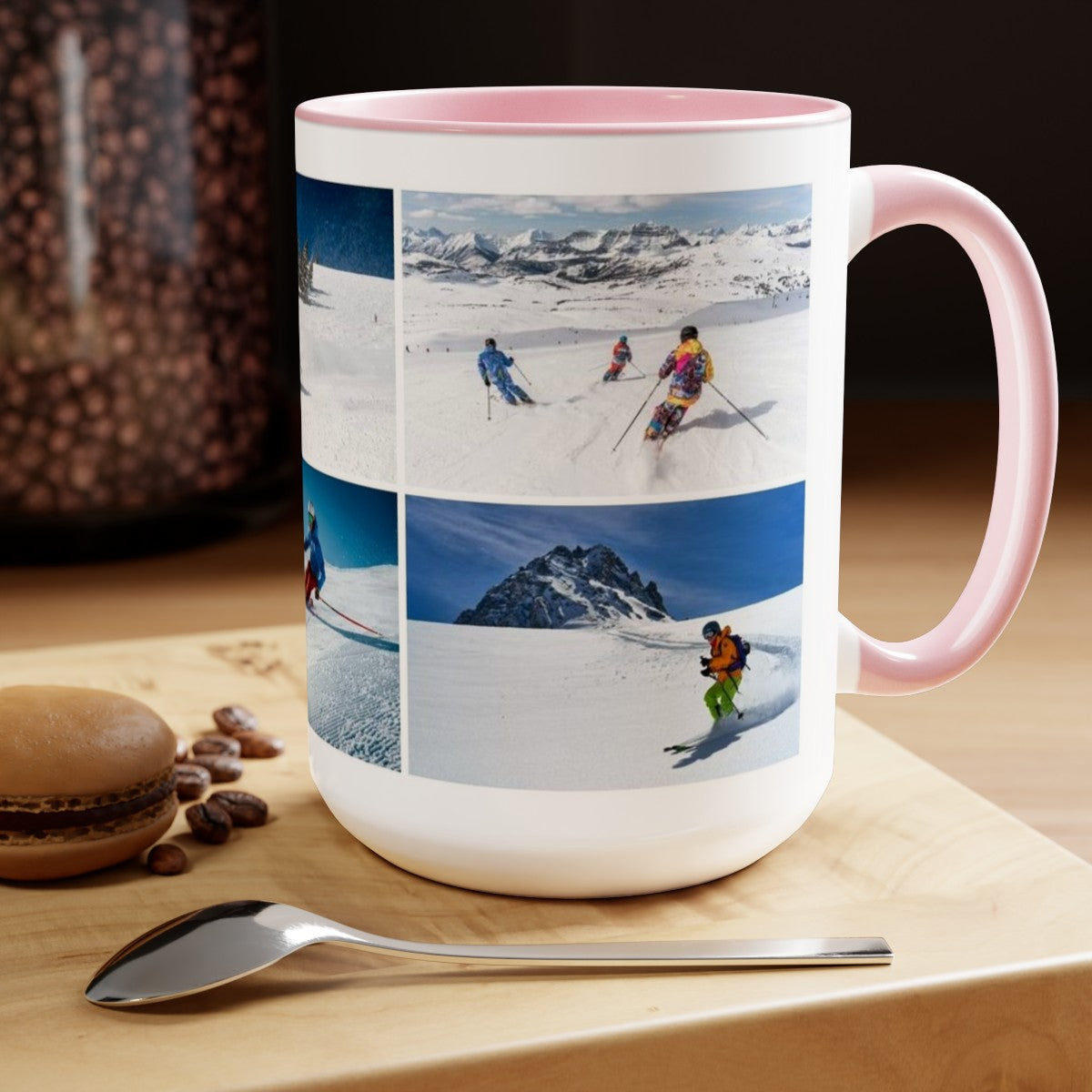 Personalized Skiing Mug