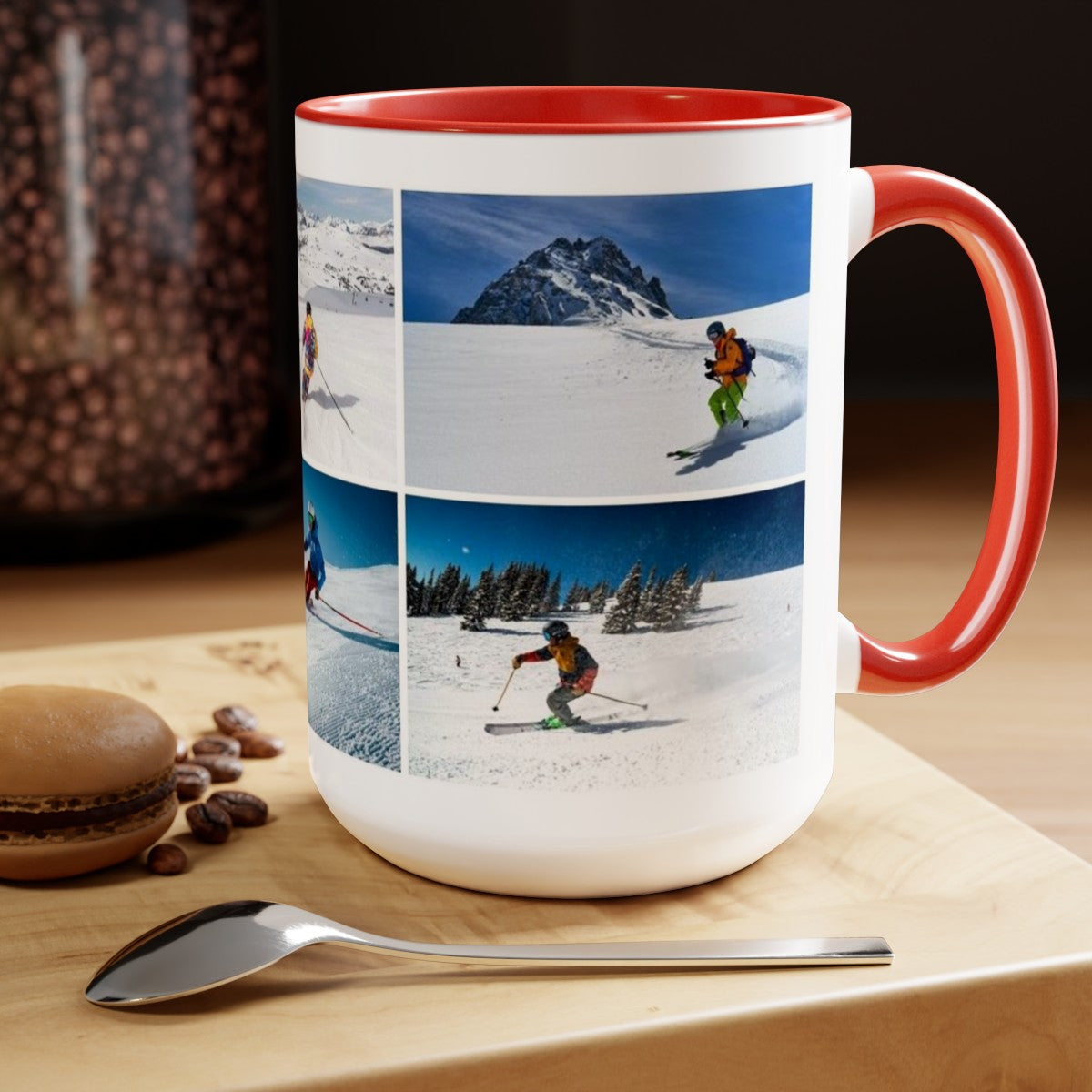 Personalized Skiing Mug