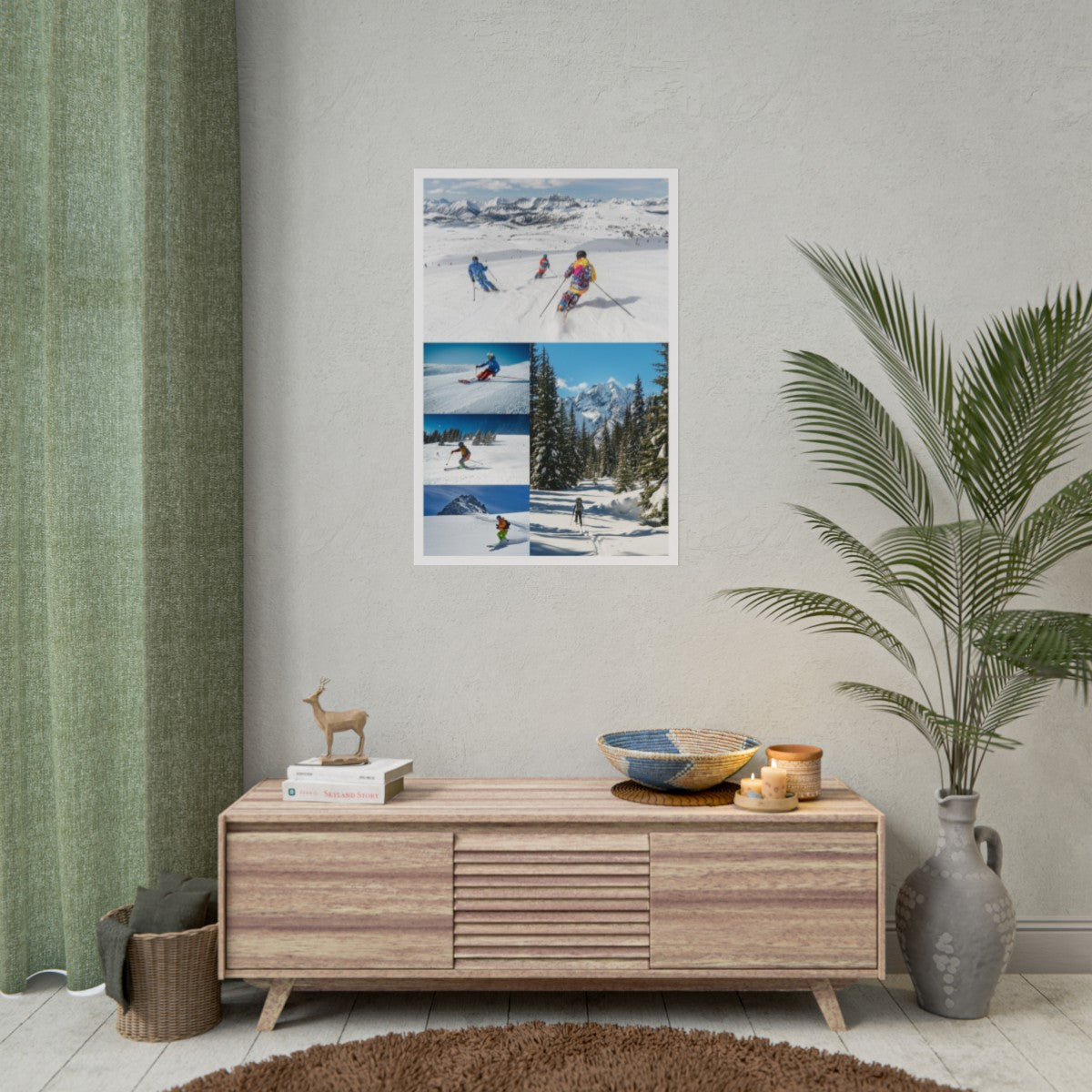 Personalized Skiing Poster