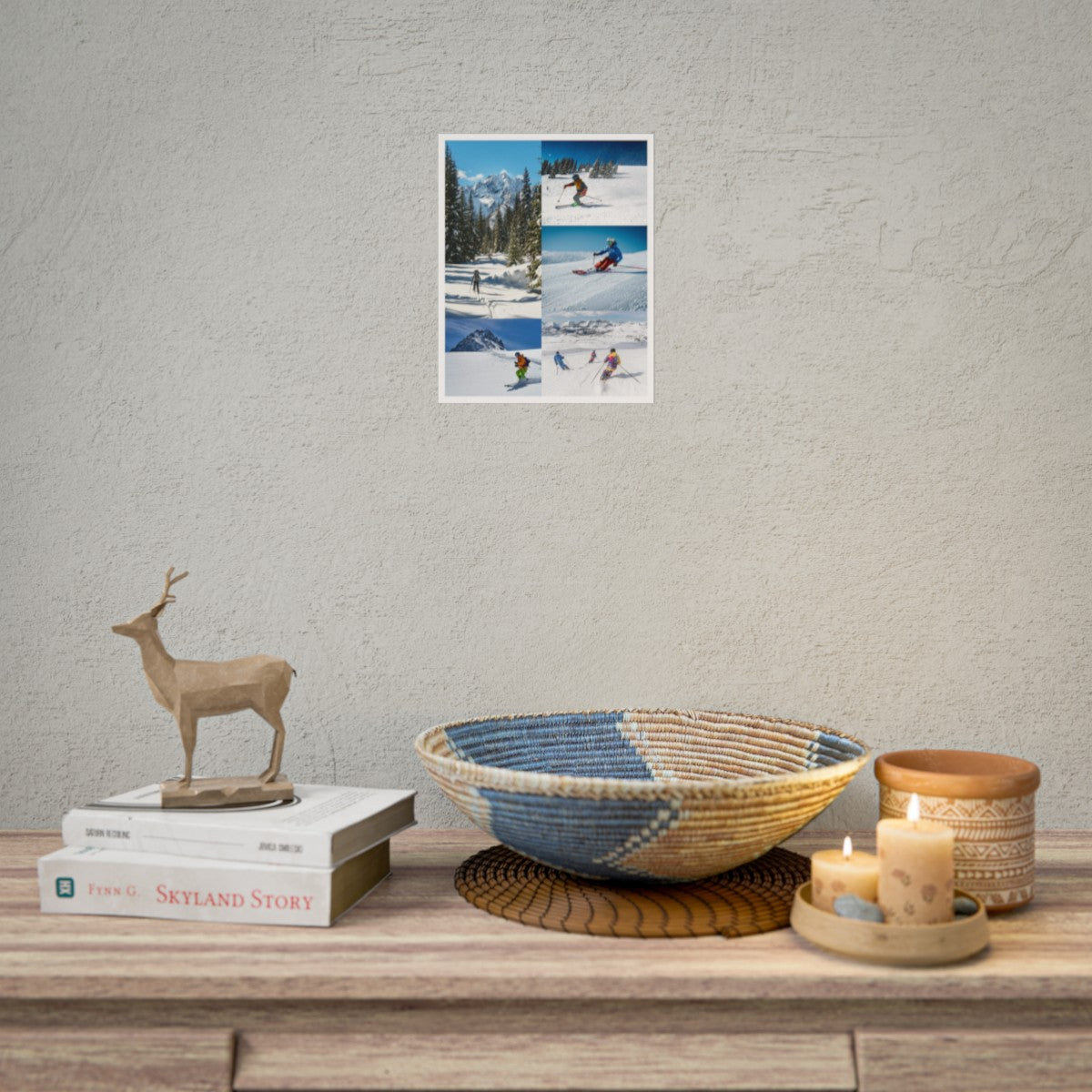 Personalized Skiing Poster