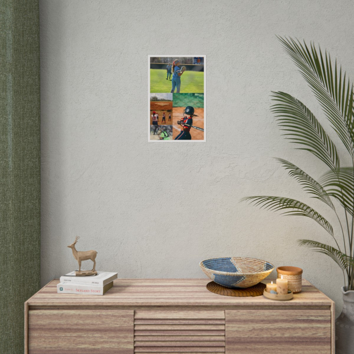 Personalized Softball Poster