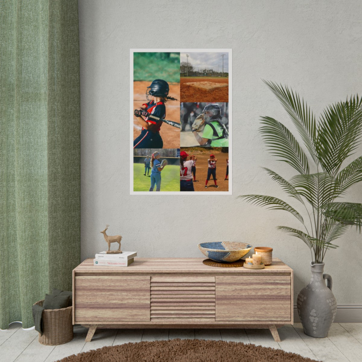 Personalized Softball Poster