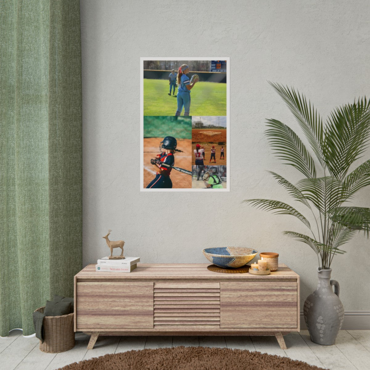 Personalized Softball Poster