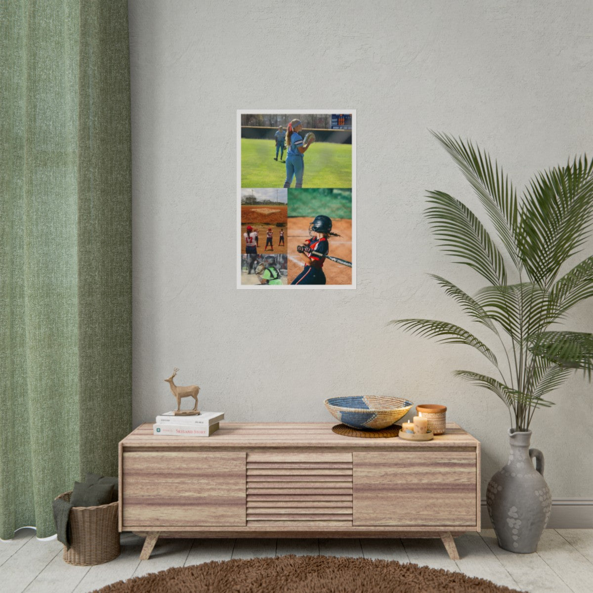 Personalized Softball Poster