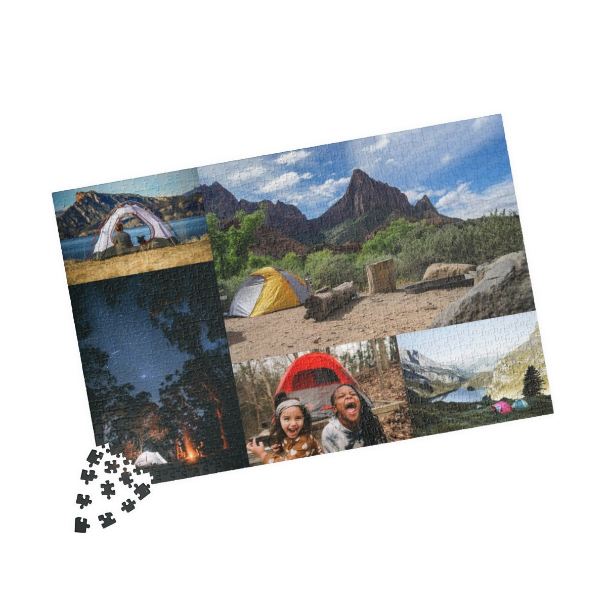 Custom Tent Camping Puzzle