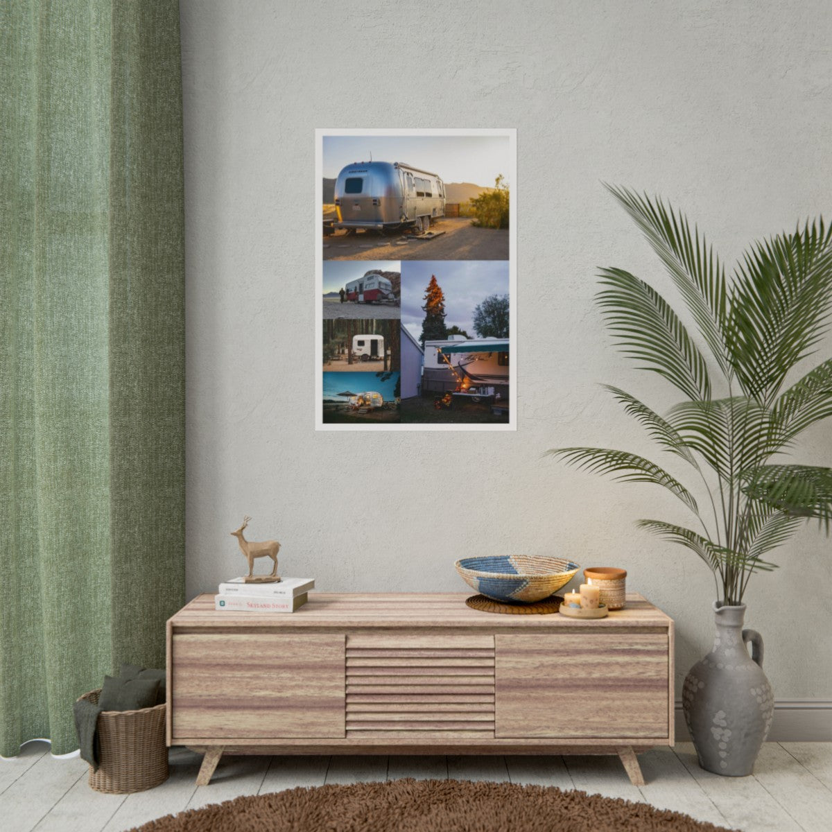 Custom Trailer Camping Poster