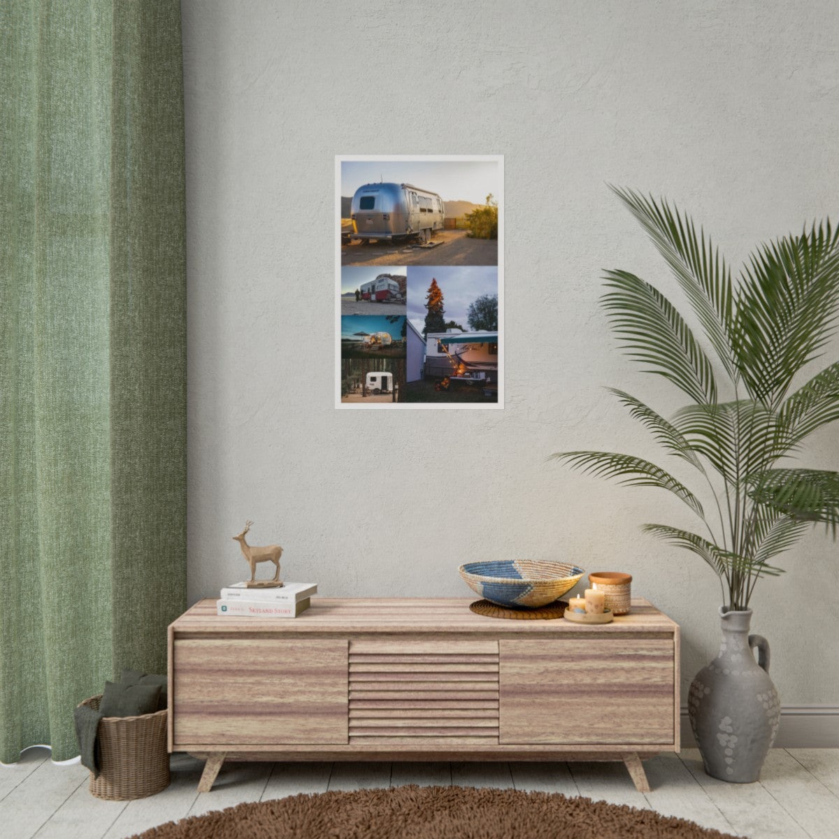 Custom Trailer Camping Poster