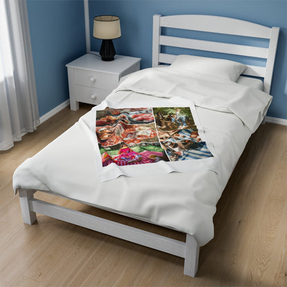 Custom Picnic Memories Photo Blanket