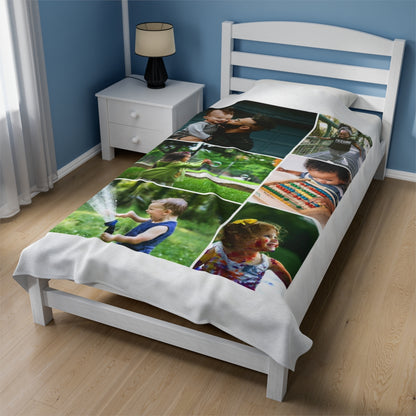 Personalized Toddler Photo Blanket