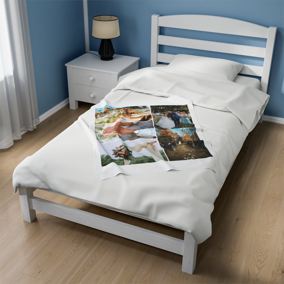 Personalized Wedding Photo Blanket